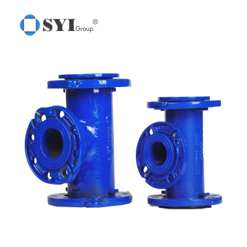 Cement Loosing Flanged 45 Degree Bend Coating Ductile Iron Pipe Fitting